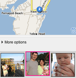 Select and drag your photo onto the location